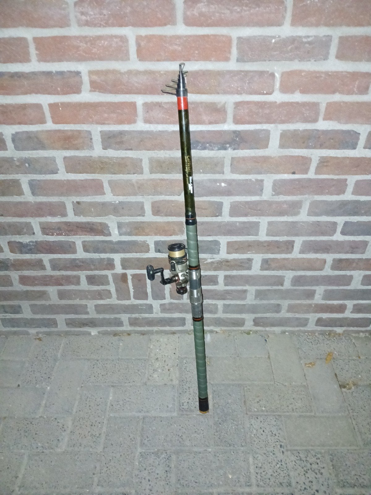 Vishengel 360cm Carbotel met Diama molen, Watersport en Boten, Ophalen, Gebruikt, Werphengel
