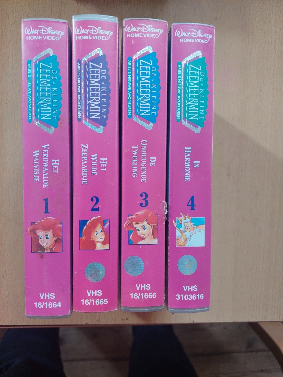 Disney's De Kleine Zeemeermin: Ariel's Nieuwe Avonturen VHS, Gebruikt, Tekenfilm, Alle leeftijden, Boxset
