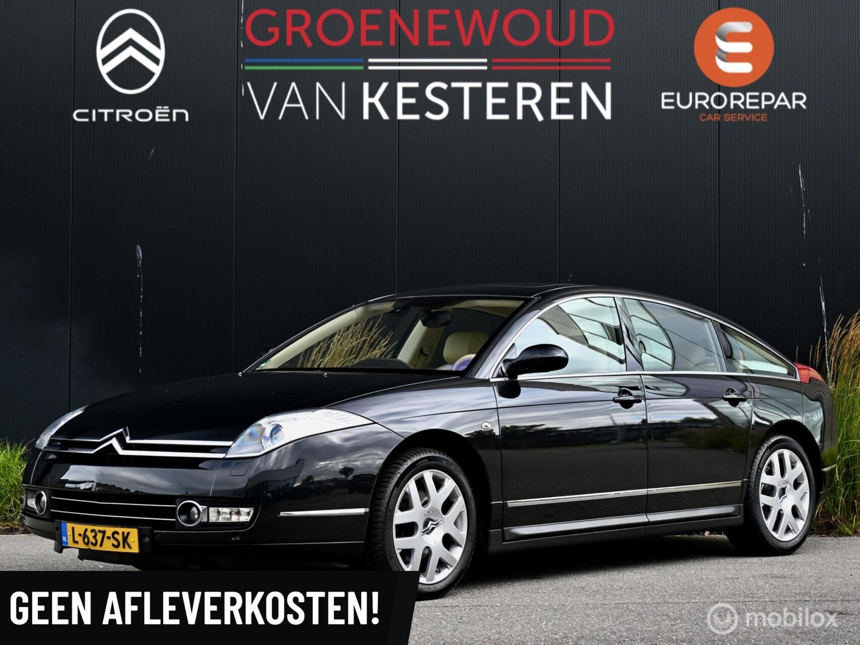 Citroen C6 3.0 V6 Exclusive I Schuifdak I Leder I Trekhaak, Gebruikt, C6, 2946 cc, Zwart