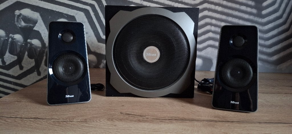 PC speakerset, Ophalen, Gebruikt, Audiokanaal 2.1, Trust
