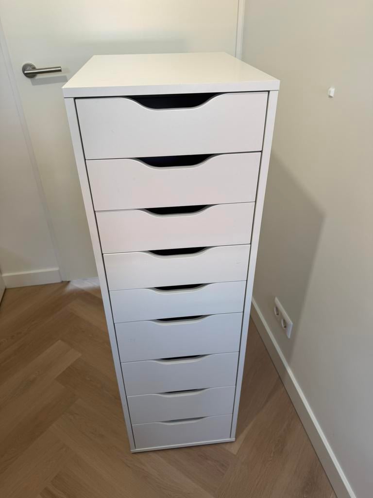 Ikea ALEX ladekast, Ophalen, 50 tot 100 cm, Zo goed als nieuw, 3 of 4 laden