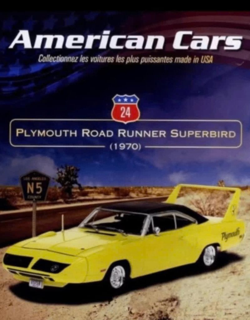 Plymouth Runner Superbird 1970 1/43 IXO American cars # 24, Hobby en Vrije tijd, Modelauto's | 1:43, Verzenden, Nieuw, Auto, Overige merken