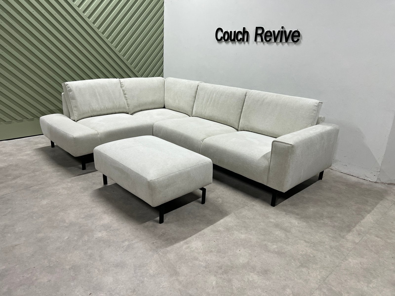 GRATIS LEVERING Z.G.A.N Loods5 hoekbank 290x200 Gereinigd, -, Verzenden, -, Zo goed als nieuw