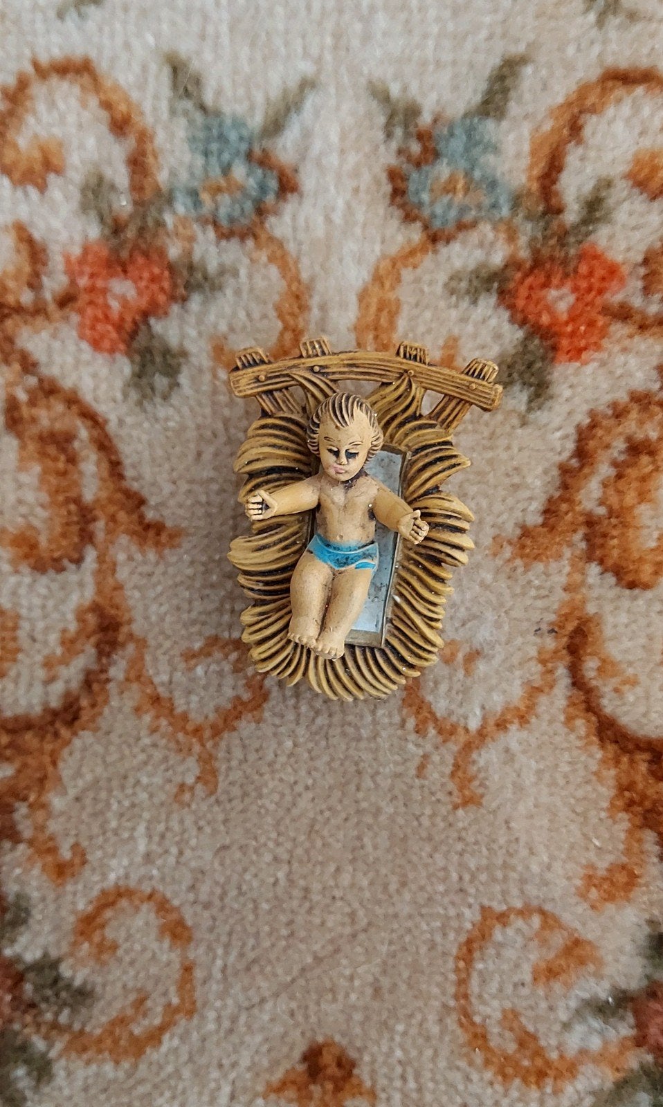 Kindje Jezus uit oude Italiaanse kerstgroep, Ophalen of Verzenden