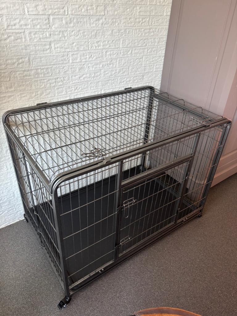 Honden bench, Dieren en Toebehoren, Hondenhokken, Ophalen, Zo goed als nieuw, 75 tot 110 cm, Minder dan 65 cm
