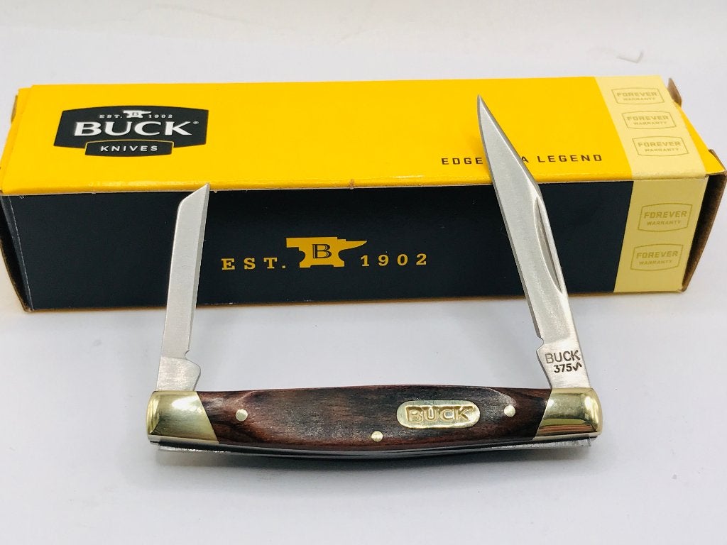 Buck Deuce 0375BRS MINI zakmes NIB, Ophalen of Verzenden, Nieuw