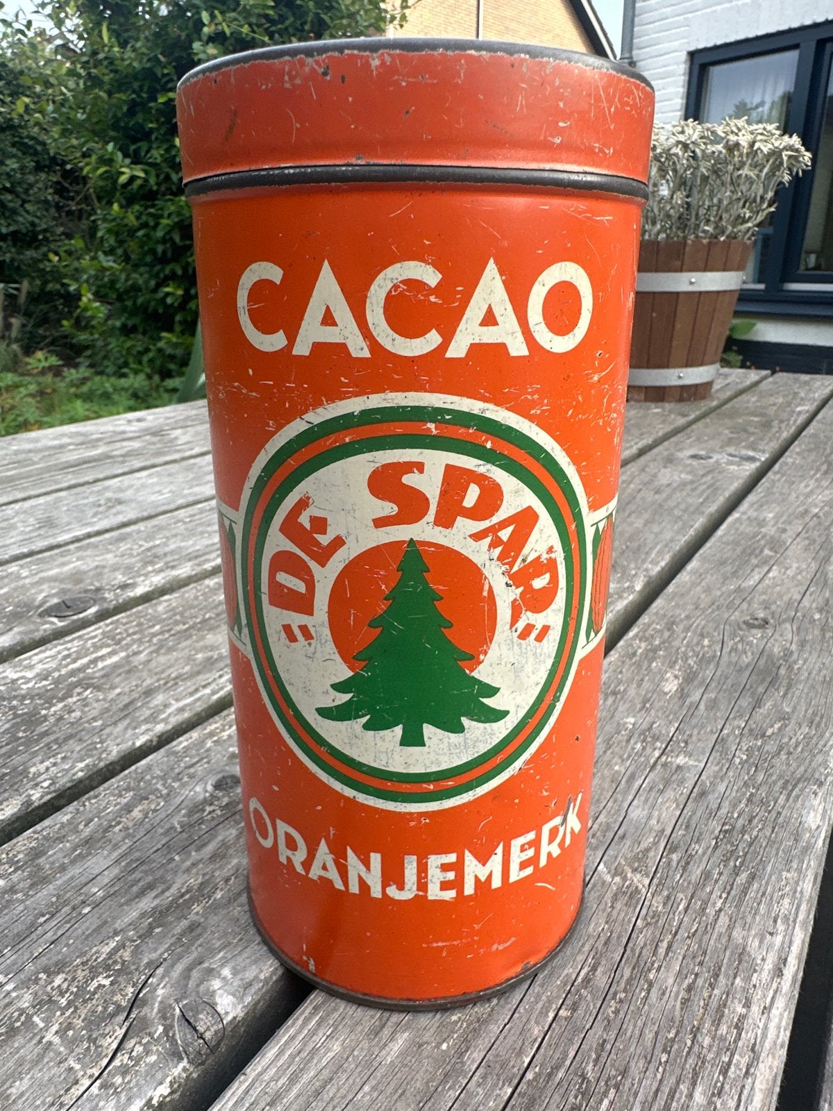Vintage De Spar Oranjemerk Blik, Ophalen of Verzenden, Gebruikt, Overige, Overige merken