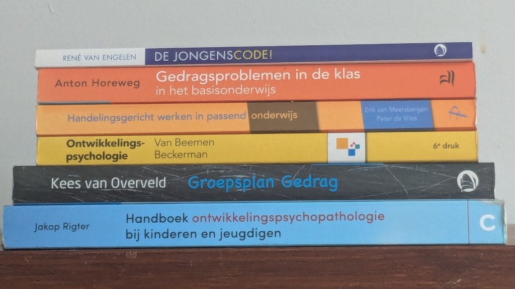 Studieboeken ontwikkelingspsychologie en pedagogiek Pabo, Ophalen, Diverse auteurs, HBO, Zo goed als nieuw