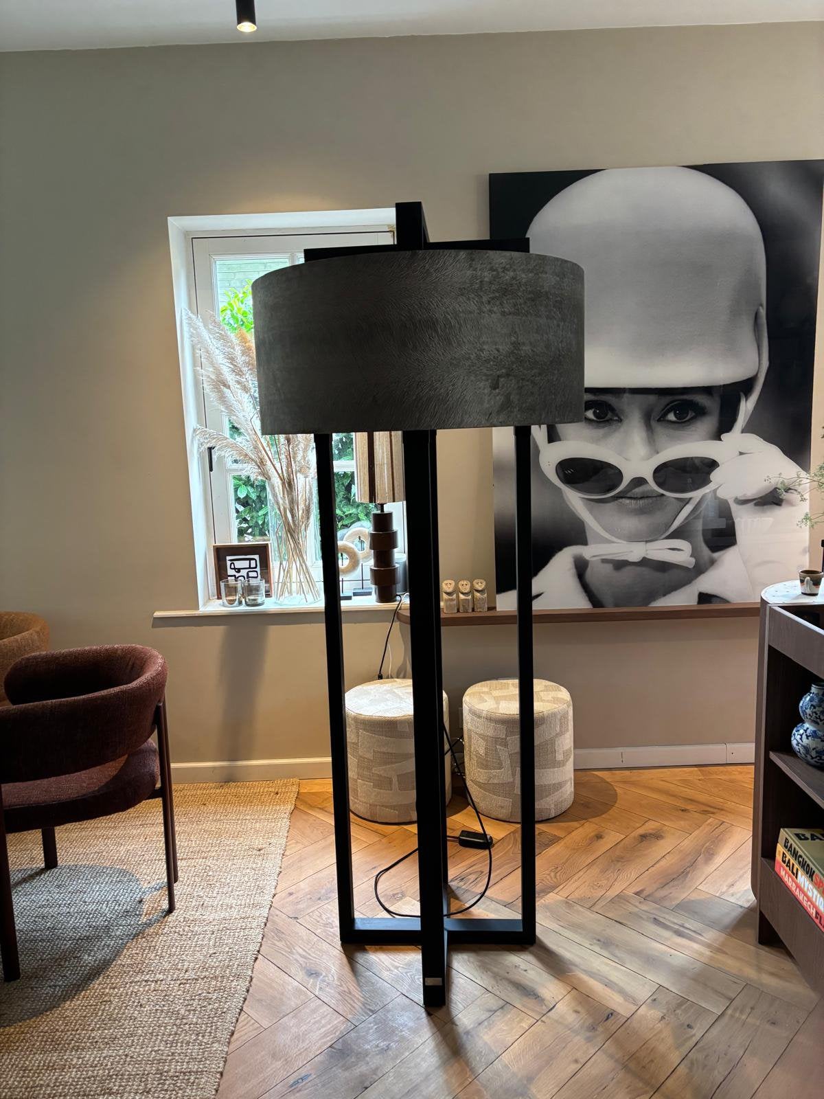 Layer by Adje Loft Empire design vloerlamp – exclusief model, Ophalen, Zo goed als nieuw, Overige materialen, 150 tot 200 cm