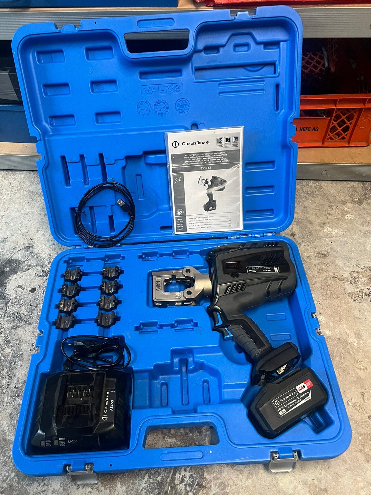 Cembre B500 Airco Fastpipe Perstang / Persmachine, Ophalen of Verzenden, Zo goed als nieuw