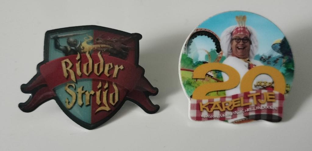 PINS VAN ATTRACTIEPARK HELLENDOORN, Ophalen of Verzenden, Nieuw, Speldje of Pin