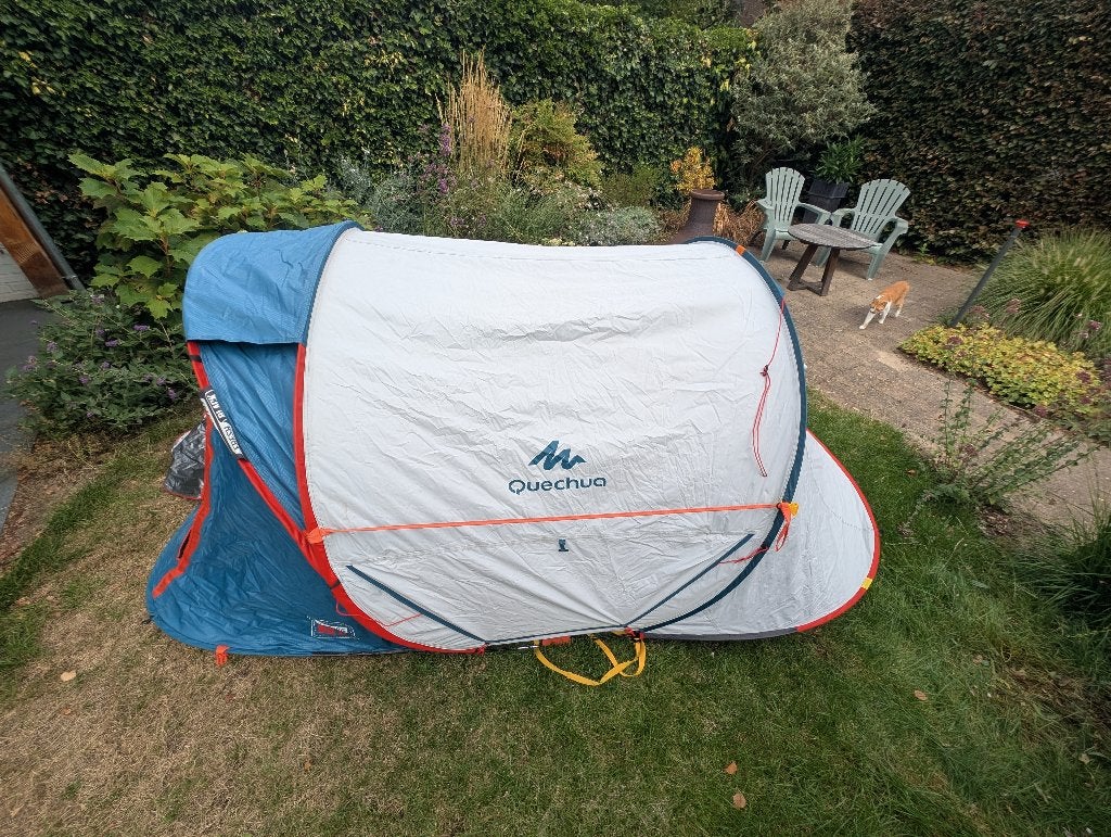 Pop-up Tent Quechua 2 Seconds XL Fresh&Black nette staat, Ophalen, Zo goed als nieuw, Tot en met 2