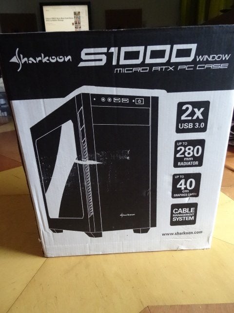 Micro ATX PC Behuizing Sharkoon S1000, Computers en Software, Computerbehuizingen, Ophalen of Verzenden, Zo goed als nieuw