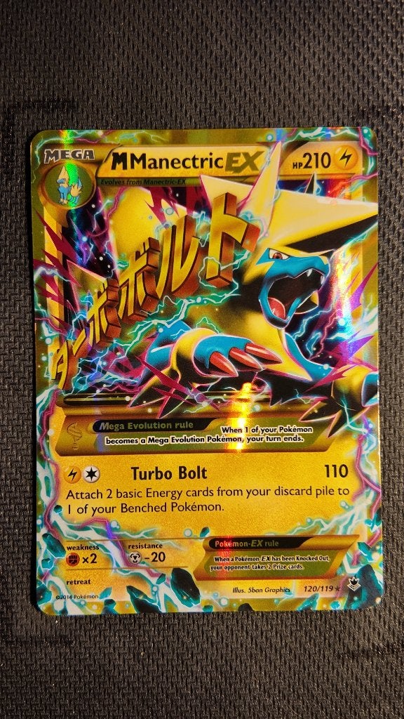 M Manectric-EX 120 Phantom Forces | Pokemon kaart, Ophalen, Zo goed als nieuw, Losse kaart, Foil