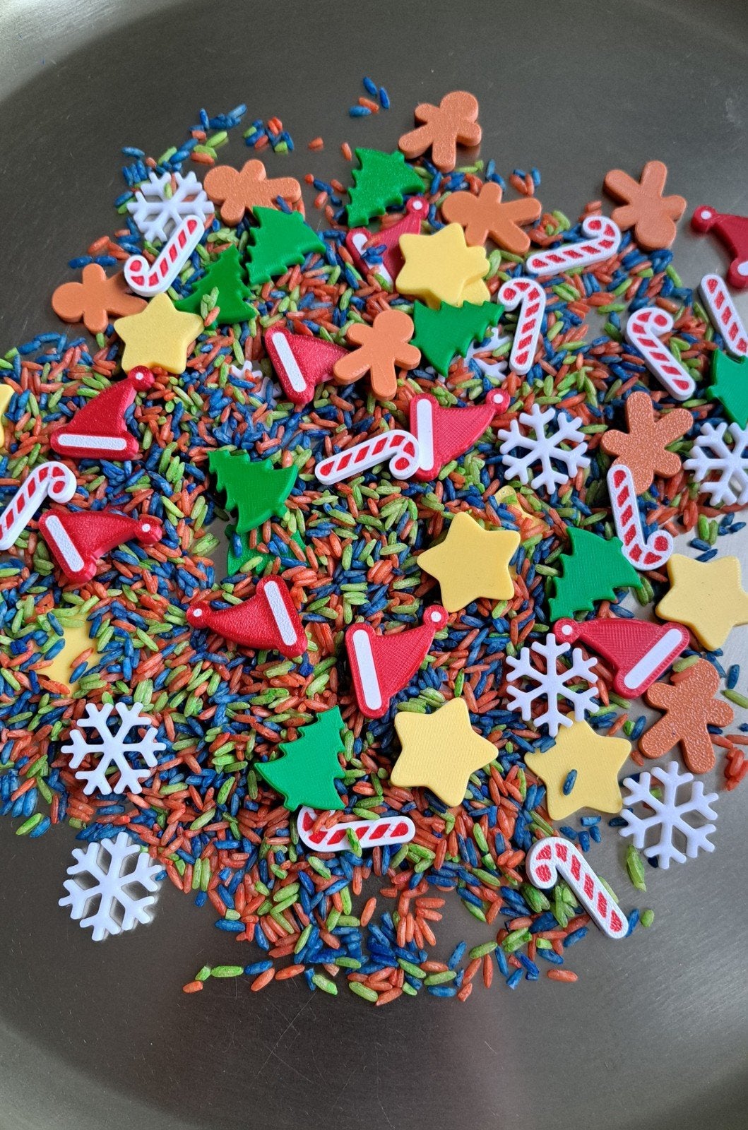 Leuke Kerst Winter confetti mix sensory play, Ophalen of Verzenden, Nieuw, Ontdekken