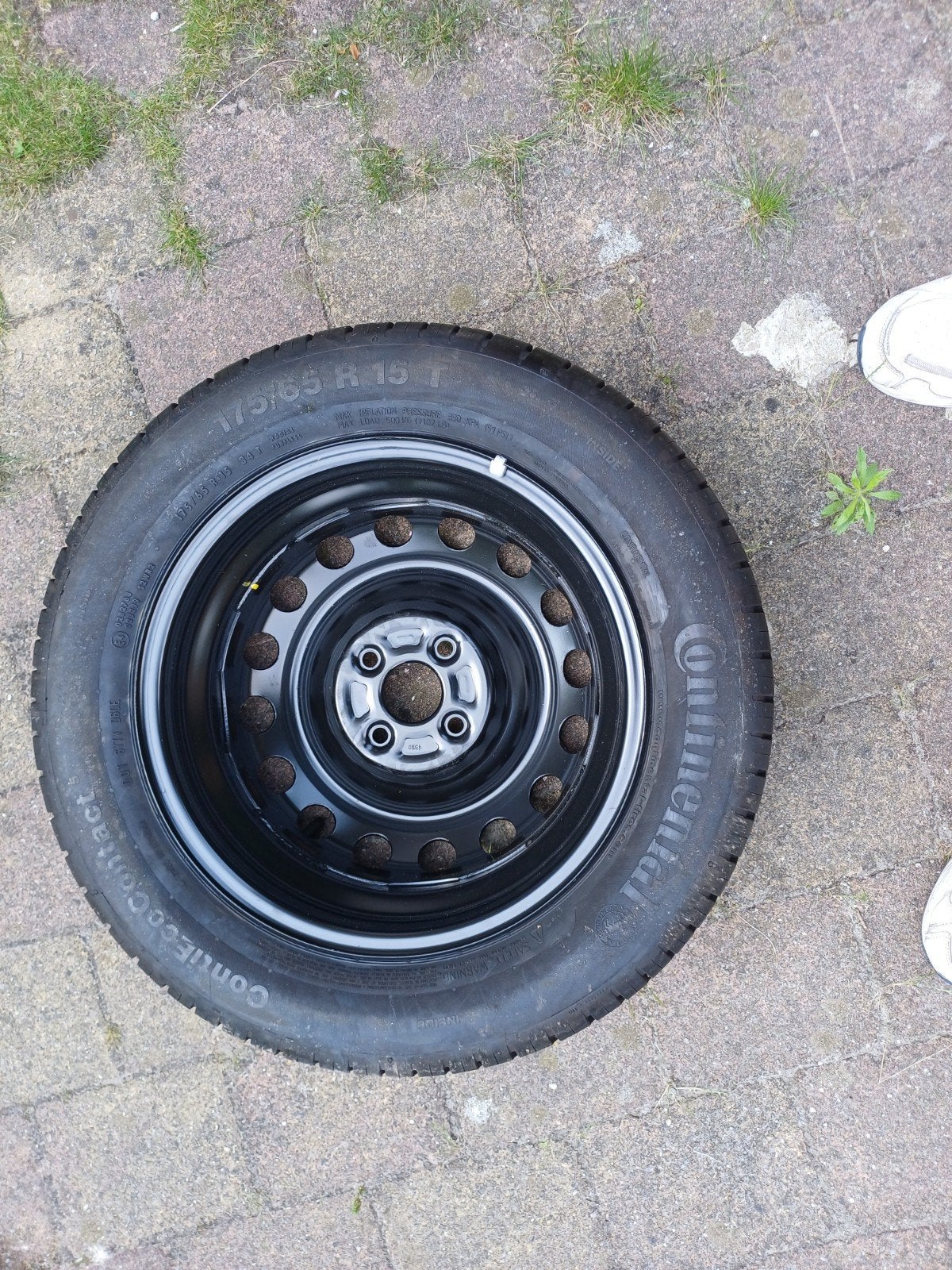 Reservewiel Toyota Yaris band ET39 275/65 R15 T Continental, Ophalen, Zo goed als nieuw