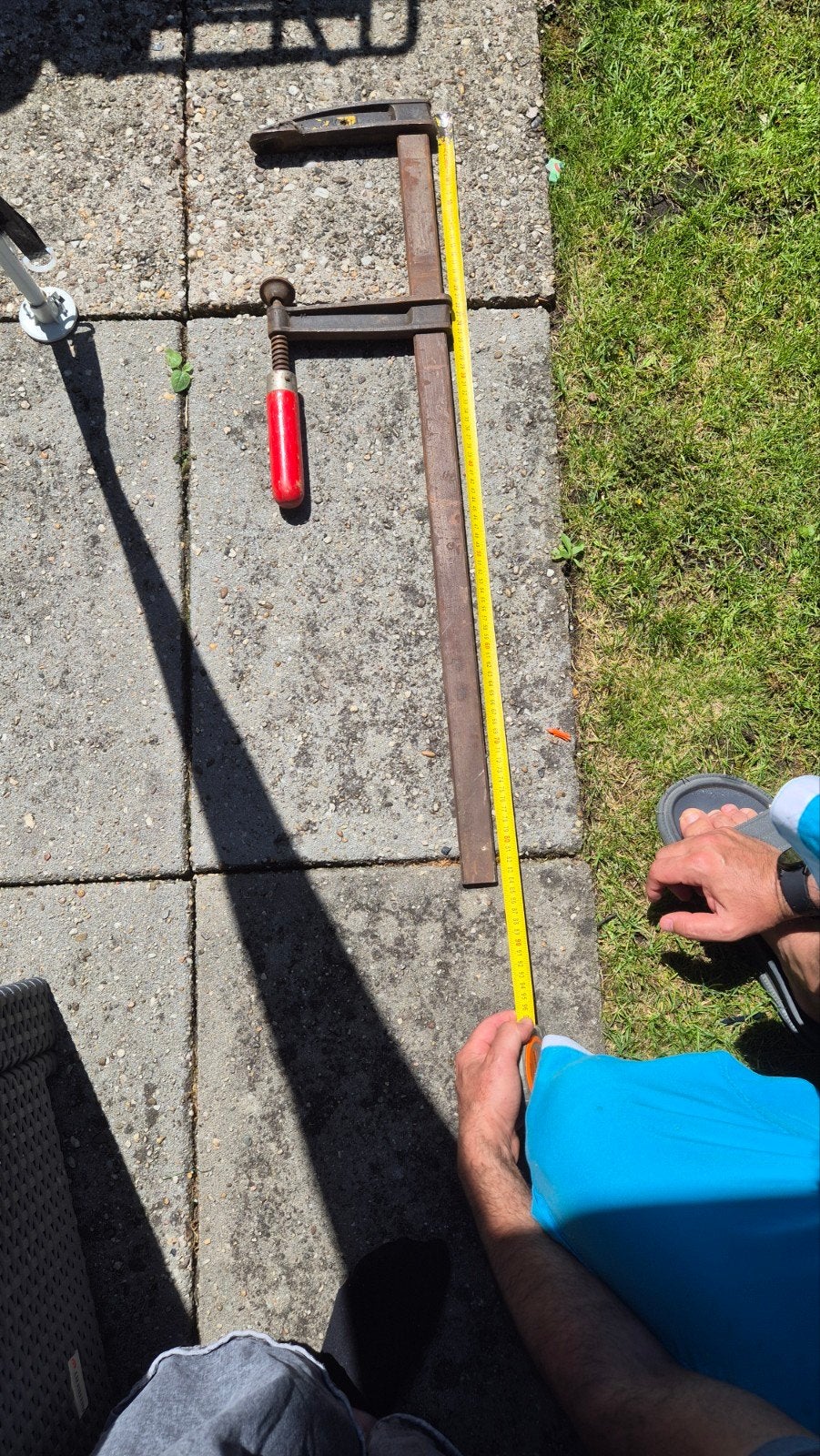 Robuuste lijmklem - 84 cm lang, Doe-het-zelf en Verbouw, Gereedschap | Handgereedschap, Ophalen, Gebruikt