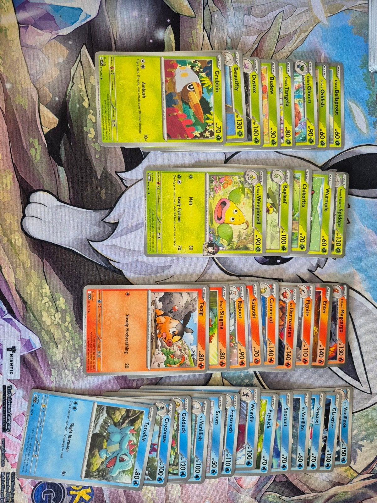 Pokemon kaarten ASC (130) + holo, Ophalen of Verzenden, Zo goed als nieuw, Meerdere kaarten