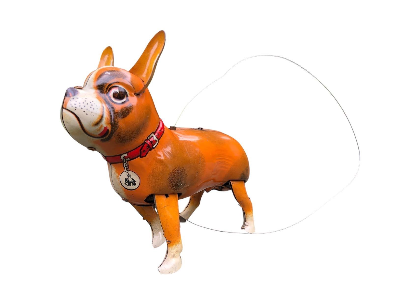 Oude blikken Franse Bulldog, Ophalen of Verzenden