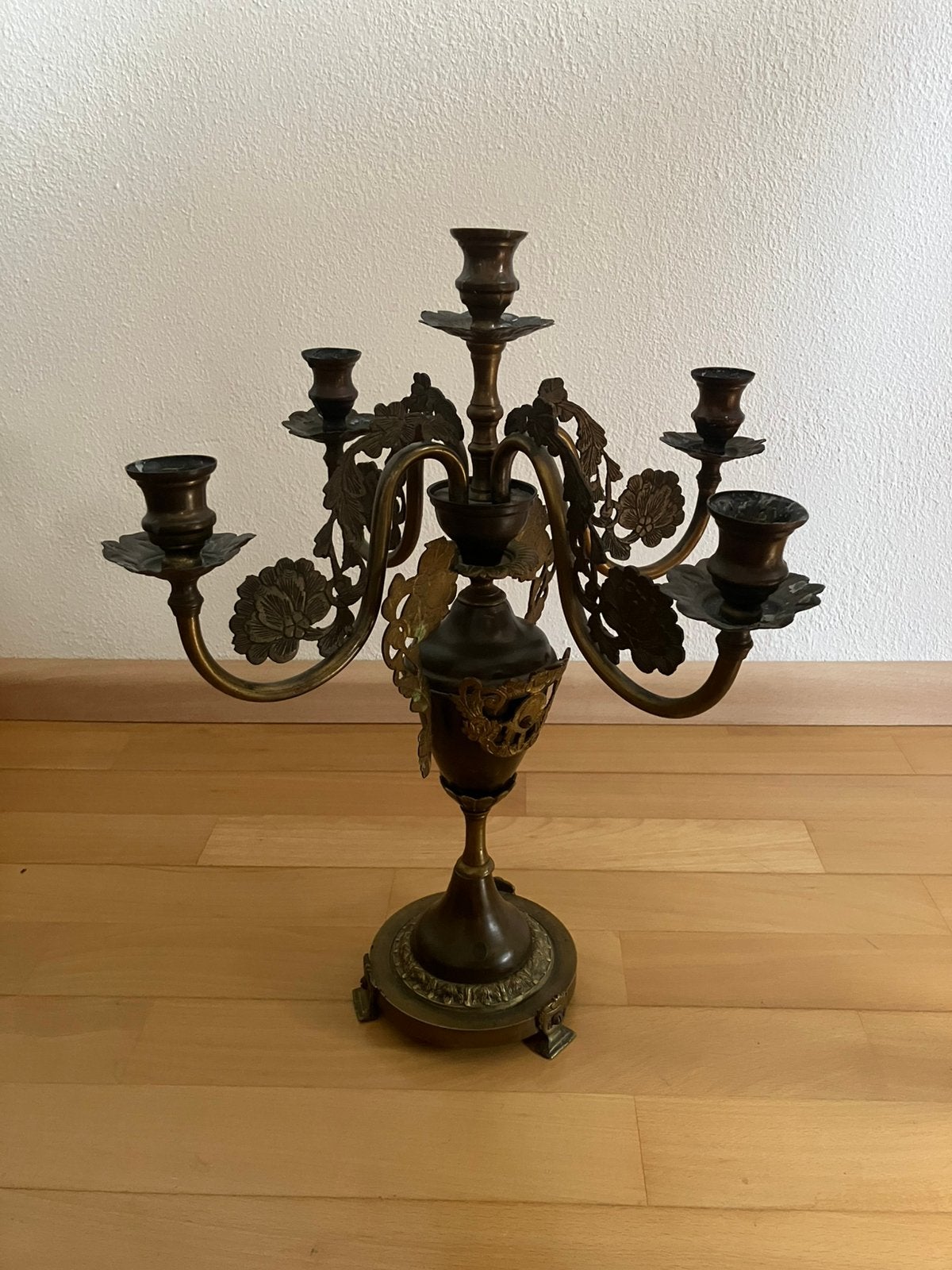 Antieke kandelaar, Antiek en Kunst, Ophalen, Overige materialen