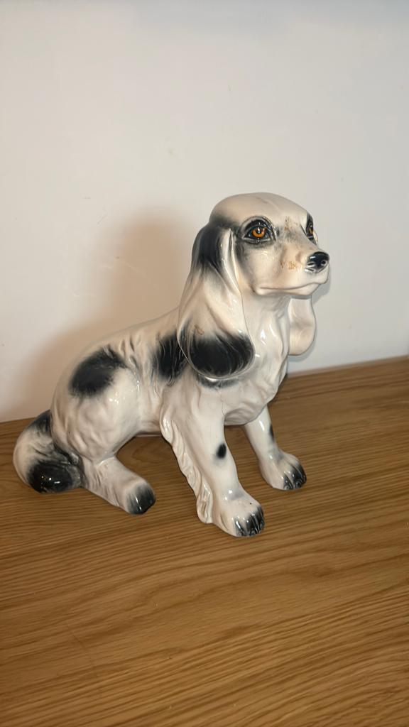 Vintage Hollandse Keramische Hond - 23 cm, Ophalen of Verzenden