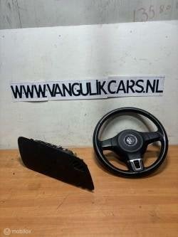 Airbag stuur origineel Volkswagen Polo 6R ('09-'14), Gebruikt, Volkswagen, Ophalen of Verzenden, Volkswagen