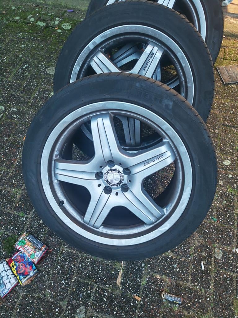 Mercedes ML AMG Velgen + Pirelli Banden, Ophalen of Verzenden