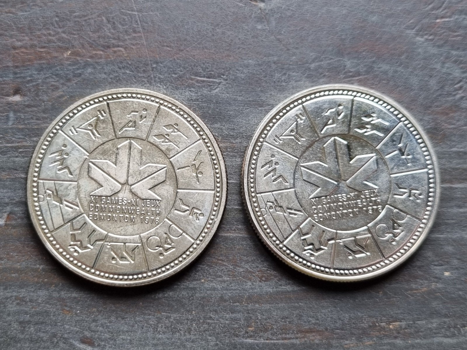 2x 1 dollar 1978 canada zilver, Postzegels en Munten, Munten | Amerika, Ophalen of Verzenden, Zilver