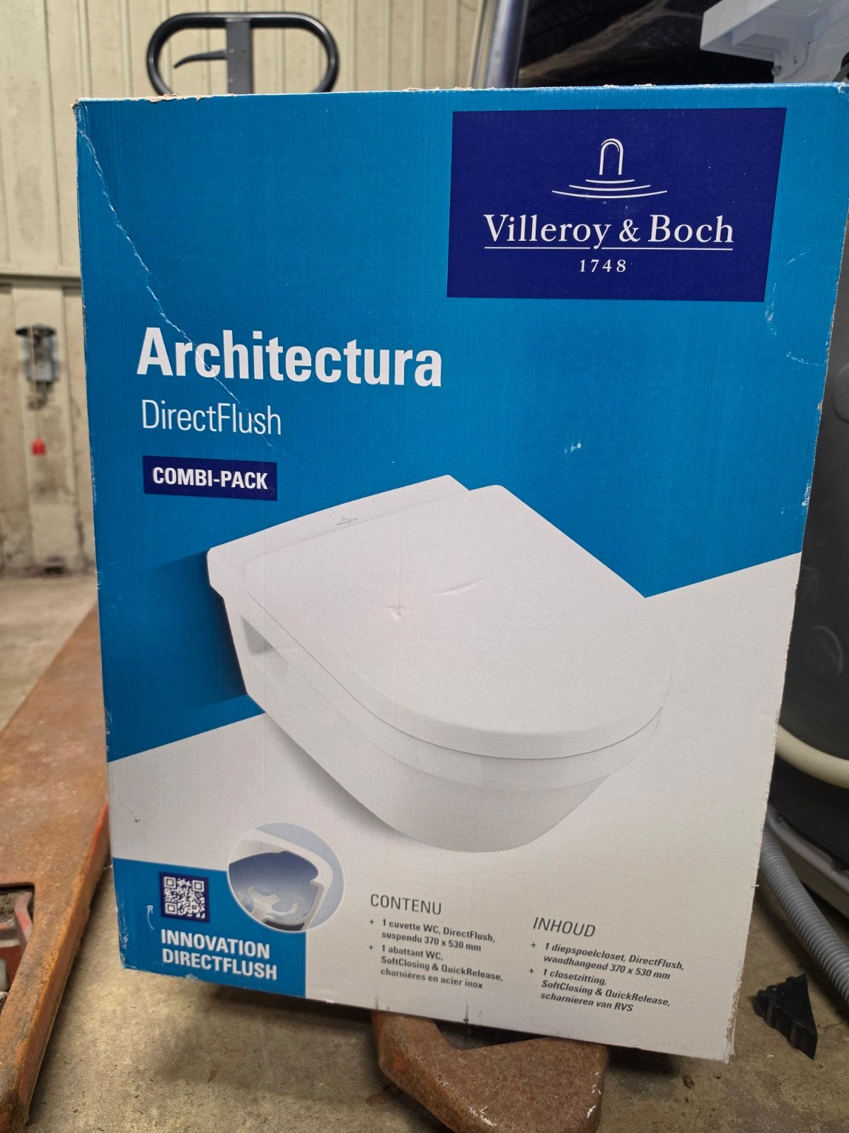 Villeroy & Boch Architectura DirectFlush Combi-Pack, Ophalen, Nieuw, Toilet