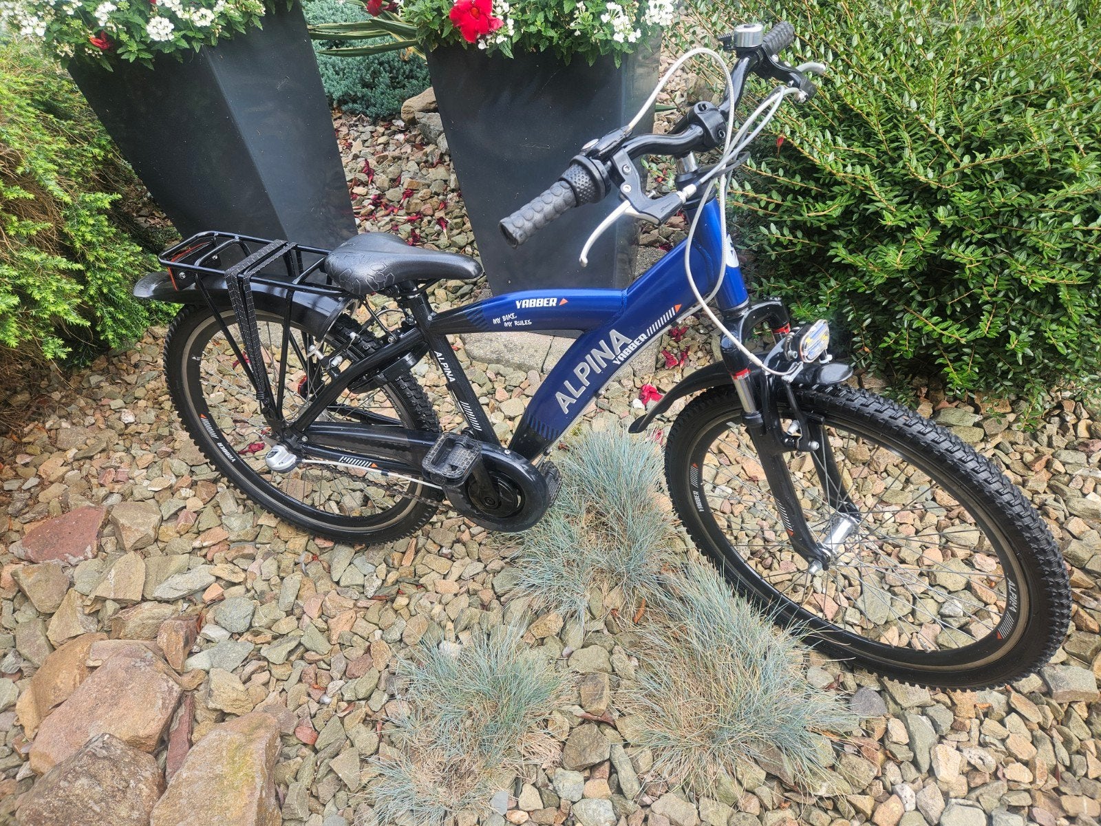 Alpina yabber 24 inch mooie staat 3 versnellingen aluminium, Ophalen, Terugtraprem, 24 inch, Zo goed als nieuw