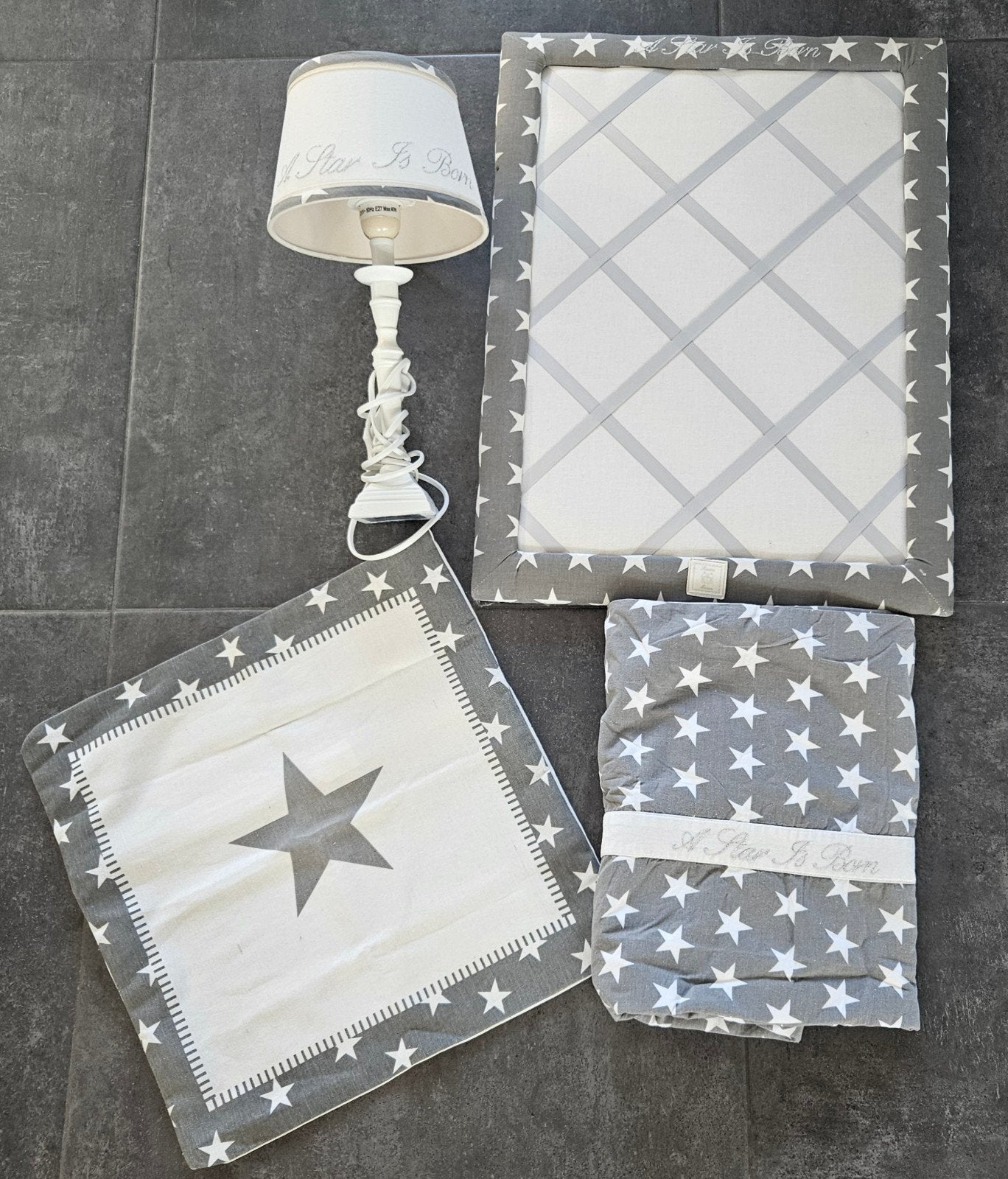 Babykamer set 'A Star Is Born' - Grijs/Wit Riviera Maison, Ophalen, Zo goed als nieuw