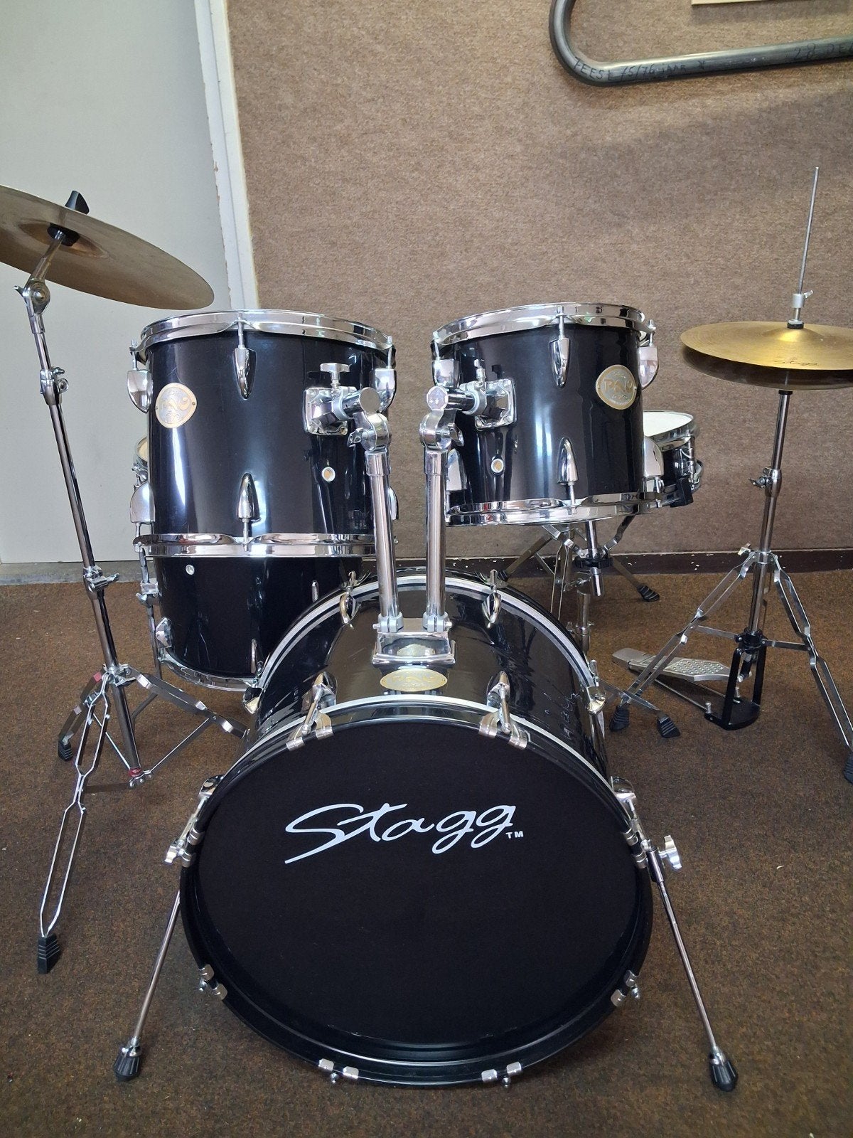 Heel gaaf Stagg drumstel !!!, Muziek en Instrumenten, Ophalen of Verzenden, Overige merken