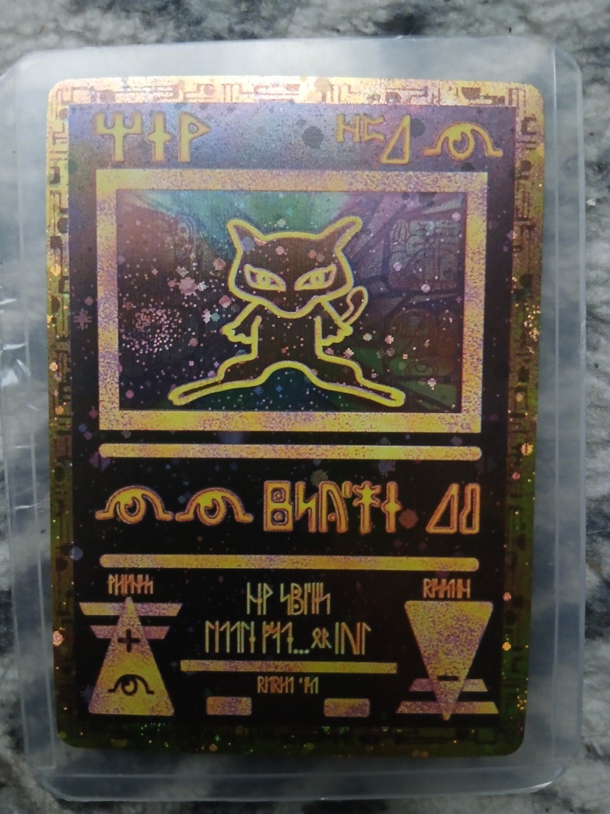 Ancient Mew Pokémon Kaart (2000 Movie Promo) Excellent/NM, Ophalen of Verzenden, Zo goed als nieuw, Losse kaart, Foil