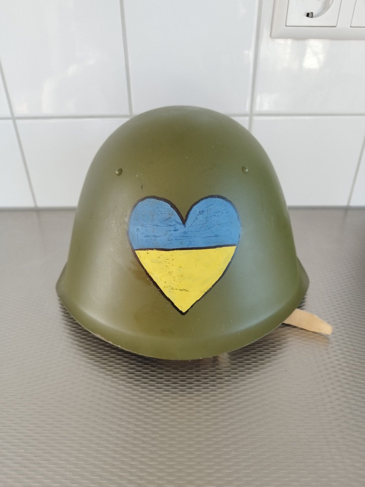 Russische SSh 68 helm, Verzamelen, Ophalen of Verzenden, Landmacht, Helm of Baret