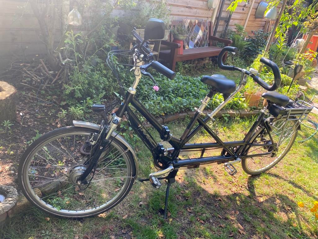 Multicycle elektrische vouwtandem 28 inch wielen izgst, Ophalen, Gebruikt, 10 tot 15 versnellingen, 47 tot 51 cm