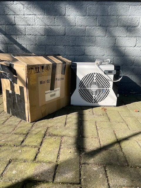 Easy Mini Pro warmtepomp 3,6 kW, Ophalen of Verzenden, Gebruikt, Verwarming