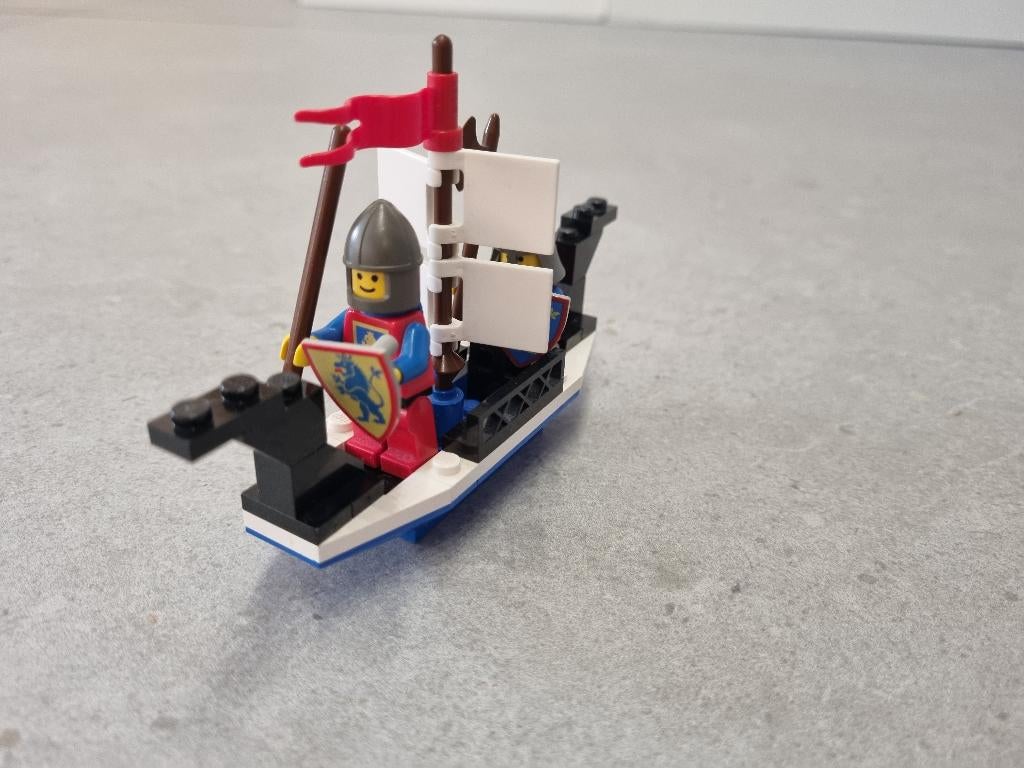 LEGO 6017 Lion Knights King's Oarsmen (1987) incl. boekje, Ophalen of Verzenden, Zo goed als nieuw, Complete set, Lego