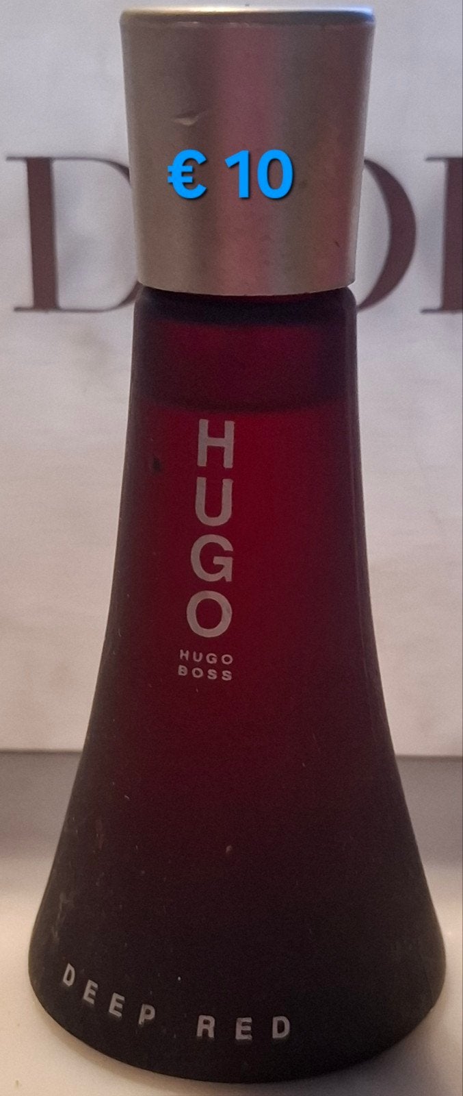 50 ml fles van Hugo B Deep Red zonder doos., Ophalen of Verzenden, Gebruikt