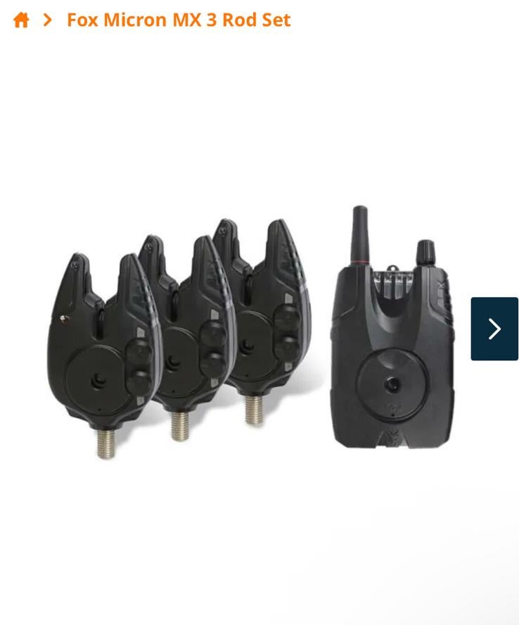 te koop Sonik gizmo 2 ook te ruil voor fox micron mx 3 stuks, Ophalen, Zo goed als nieuw