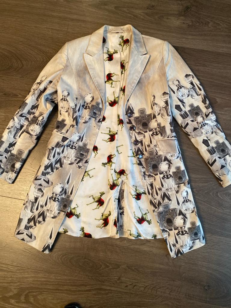 Maiden Lane jasje maat S in nieuwstaat met parfumprint, Kleding | Dames, Ophalen of Verzenden, Zo goed als nieuw, Maat 36 (S)