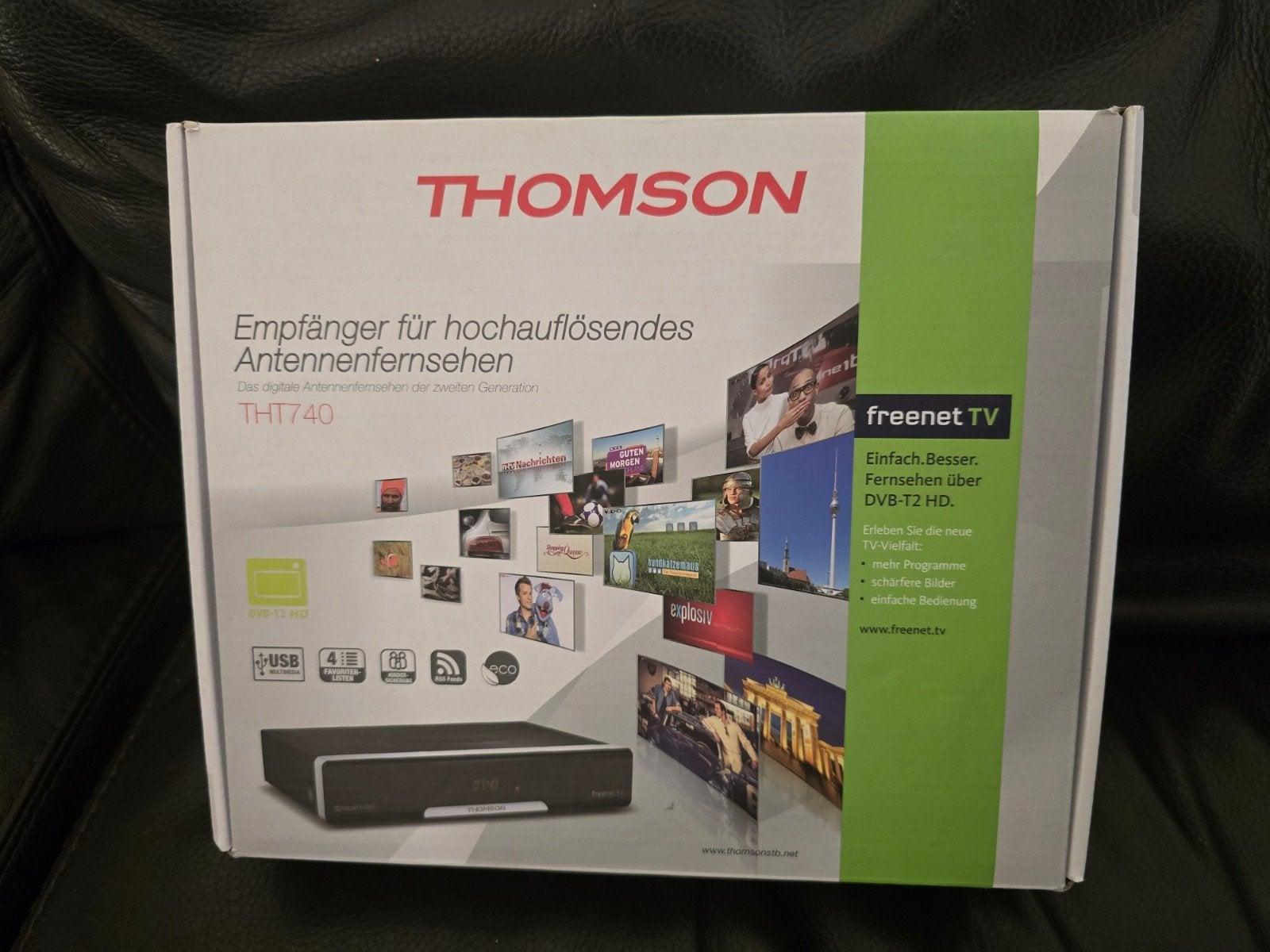 Digitenne DVB T2 HD ontvanger HVEC H.265 + kpn buitenantenne, Ophalen of Verzenden, Zo goed als nieuw, Decoder