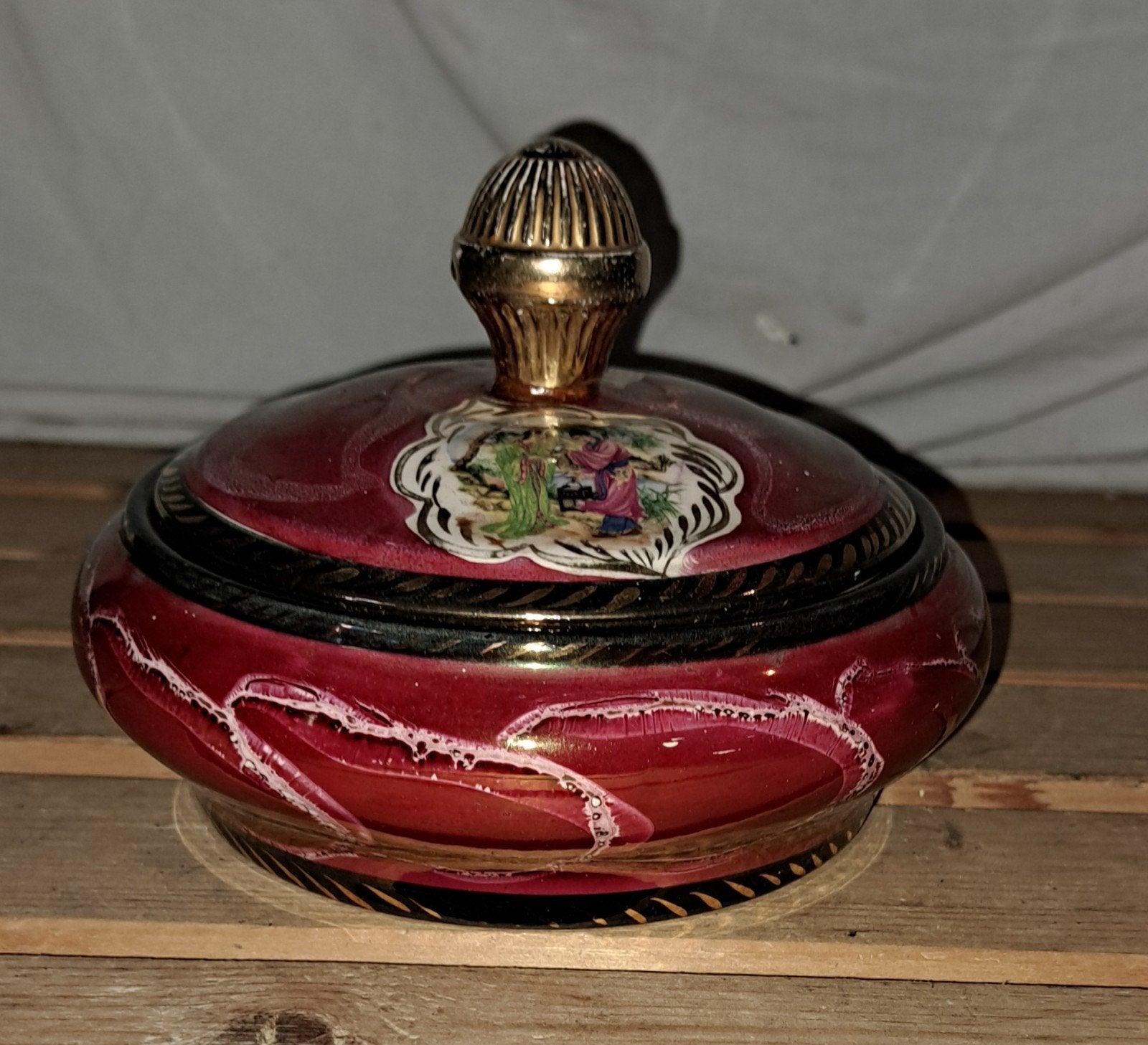 vaas vazen h bequet vaas met dekselpotje, Antiek en Kunst, Ophalen of Verzenden