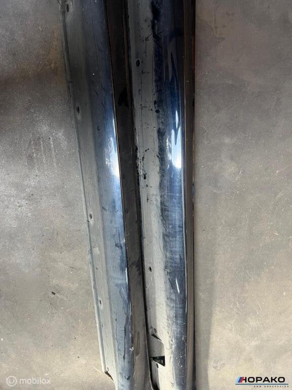 Sideskirts set BMW 5serie E60 E61 | M sport | Carbonschwarz, Gebruikt, Einsteinlaan 5 rijswijk, Bmw, Ophalen of Verzenden