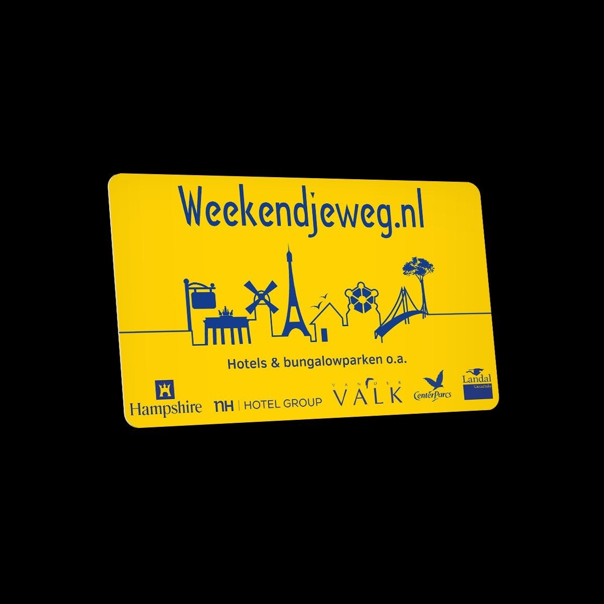 Weekendjeweg cadeaubon / cadeaukaart, Cadeaubon, Bungalowpark