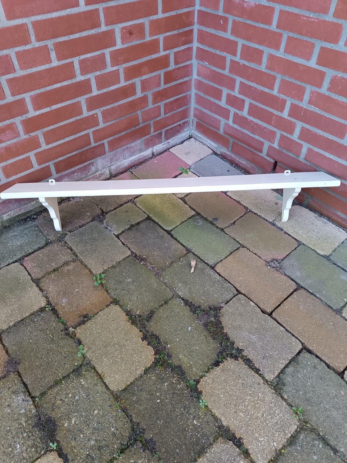 Wandplank ecru, Ophalen
