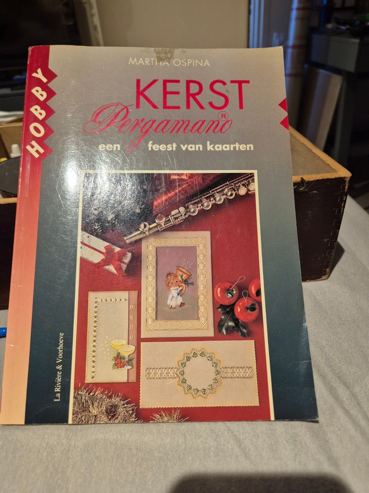 Pergamano knutselset met boeken en gereedschap, Gebruikt, Handgemaakt, Meerkleurig, Ophalen of Verzenden
