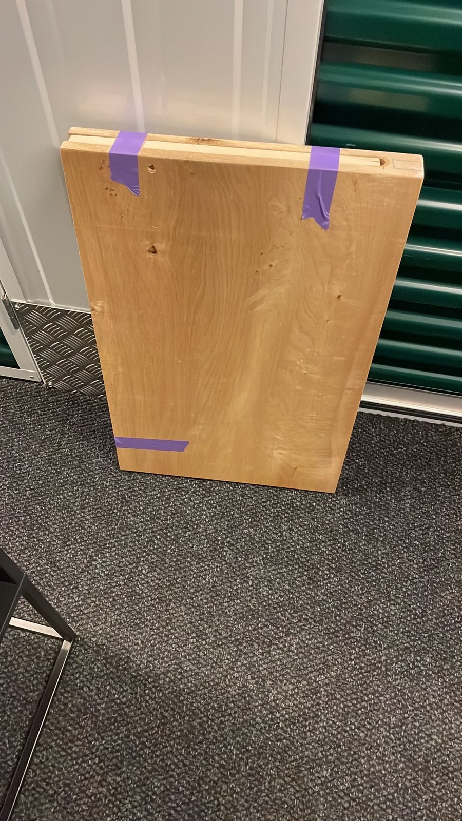 Wand plank, Ophalen, Zo goed als nieuw