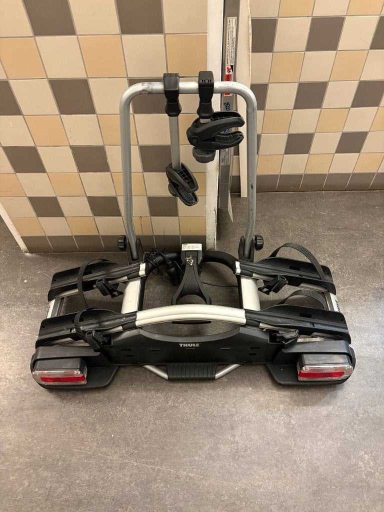 Fietsendrager voor 2 fietsen, Ophalen, 2 fietsen, Zo goed als nieuw, Trekhaakdrager
