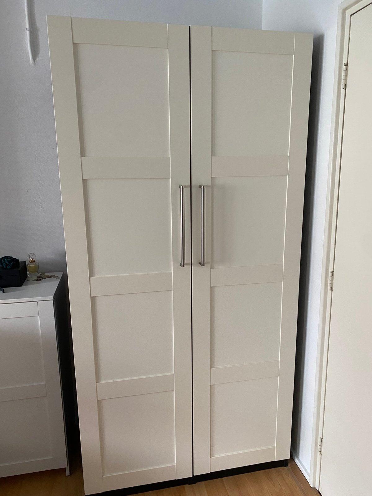 Wit zwarte kleding kast ikea PAX, Ophalen, 50 tot 100 cm, Zo goed als nieuw, 150 tot 200 cm