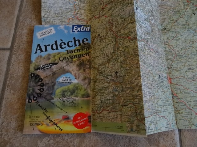 anwb extra reisgids Atdeche,Tarn en Cevennen +met wegenkaart, Boeken, Reisgidsen, Europa, Ophalen of Verzenden, Zo goed als nieuw